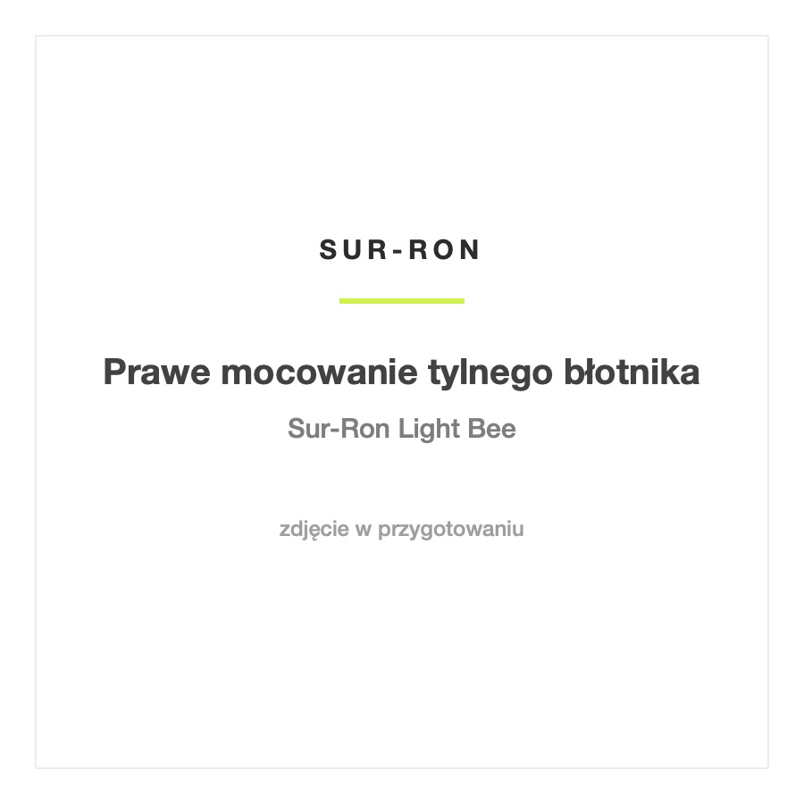 Surron Prawe mocowanie tylnego błotnika